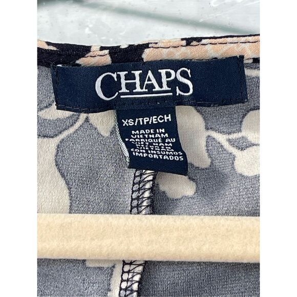 D1 Chaps Belmont Floral‎ Stretchy Midi Dress Size XS - Picture 4 of 7